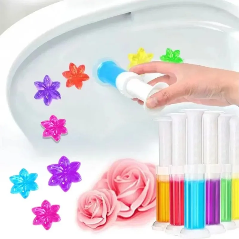 

1 шт., дезодорирующий гель для уборки туалета, с цветочным принтом