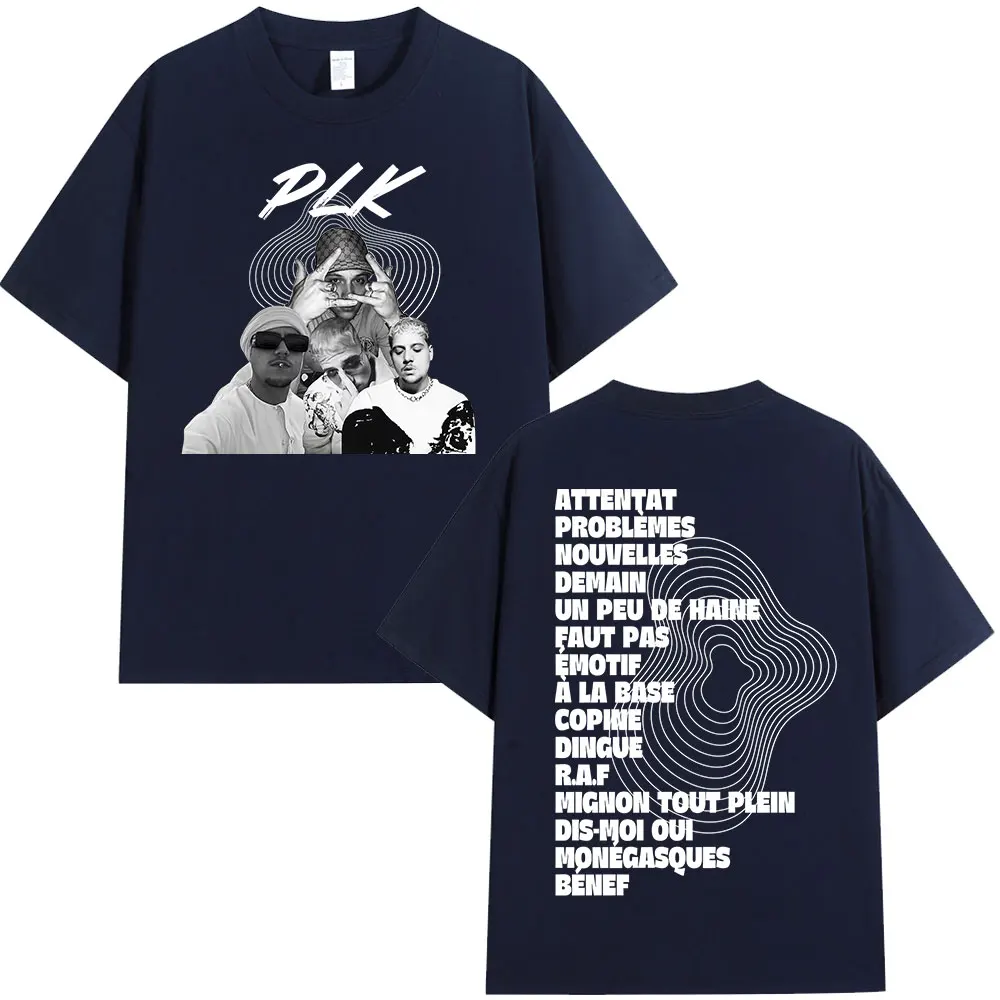 Rapper PLK Graphic T-shirt Men Women Clothing Fashion Hip Hop Pop Music T-shirts Casual Cotton Short Sleeves T Shirts Streetwear