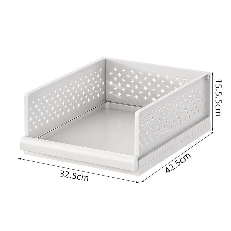 Wardrobe storage upgraded drawer foldable laundry layered shelves