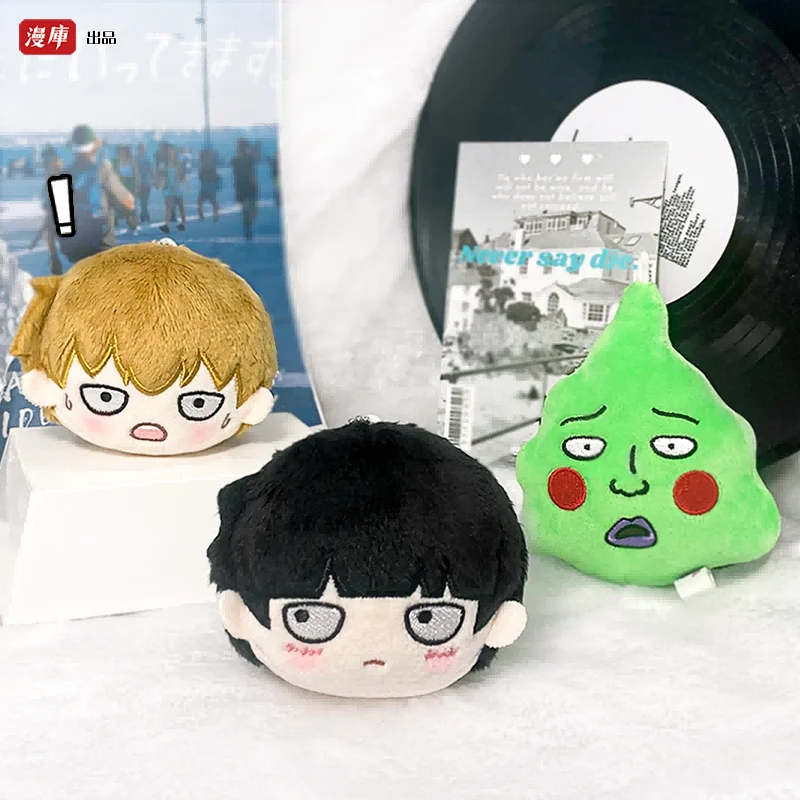 Anime Mob Psycho 100 Mobu Saiko Hyaku Kageyama Shigeo Reigen Arataka Cosplay Cartoon Plush Cotton Doll Maumet Puppet Toys Xmas