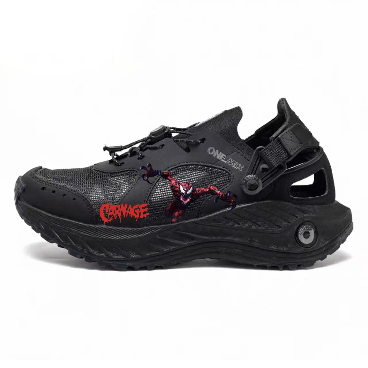

ONEMIX Marvel Carnage Trekking Hiking Shoes Men Woman Male Sneaker River Walking Shoe Outdoor Water Upstream Custom Shoes