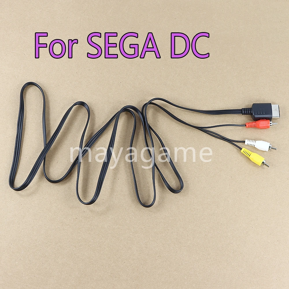 

15pcs AV Audio Video TV Adapter Cable 1.8m for SEGA Dreamcast RCA Cord for DC