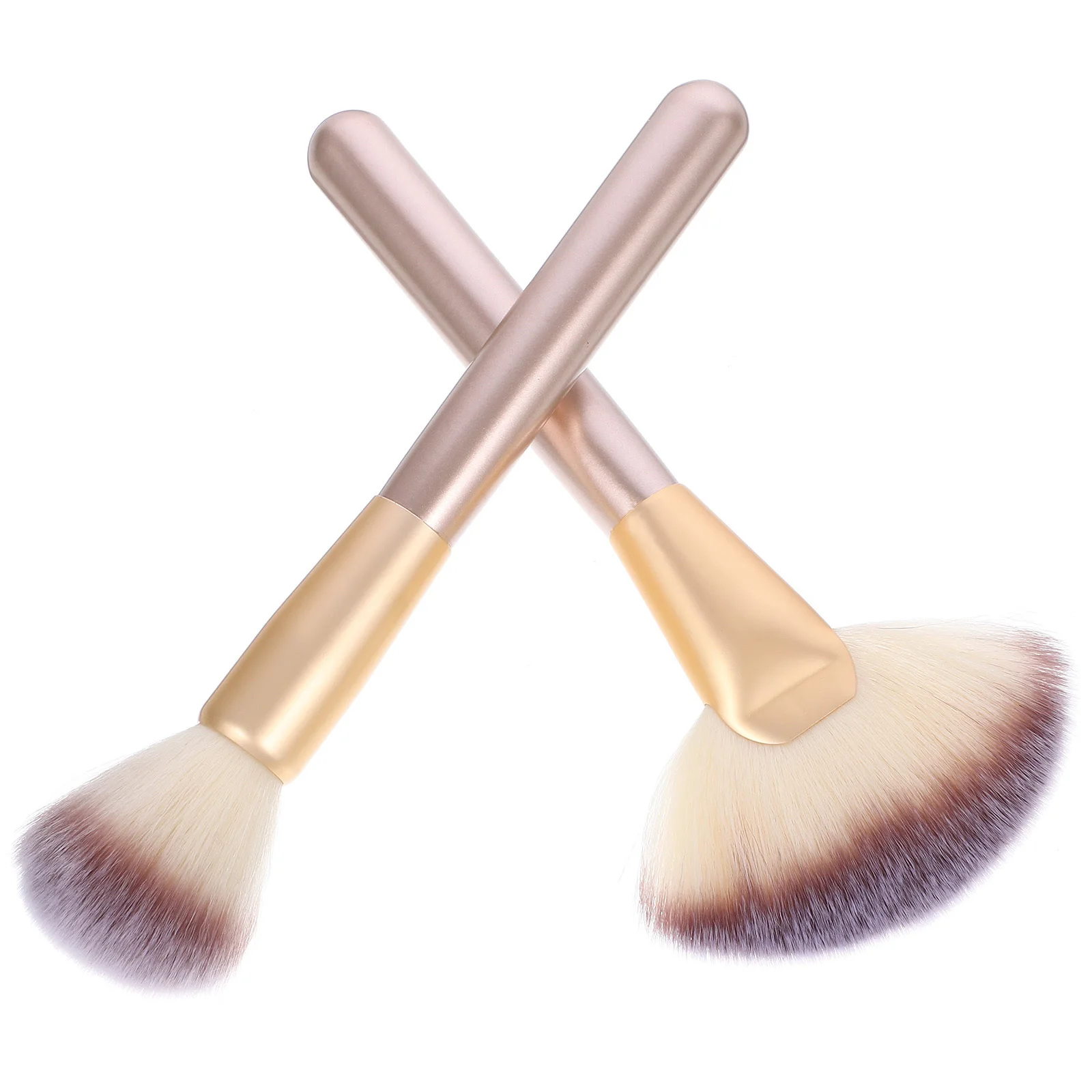 

1Set Makeup Brush Kit Fan Shaped Blush Brush for Highlighter Powder Foundation Woman Facial Applicator Skin Friendly