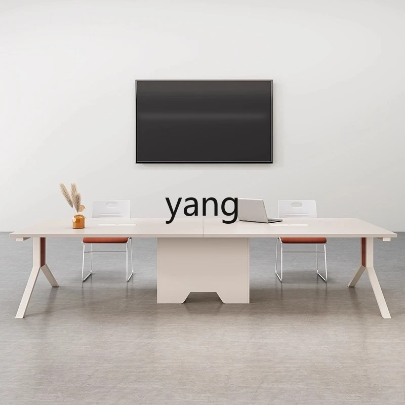 LMM simple modern office negotiation table meeting room training table reception