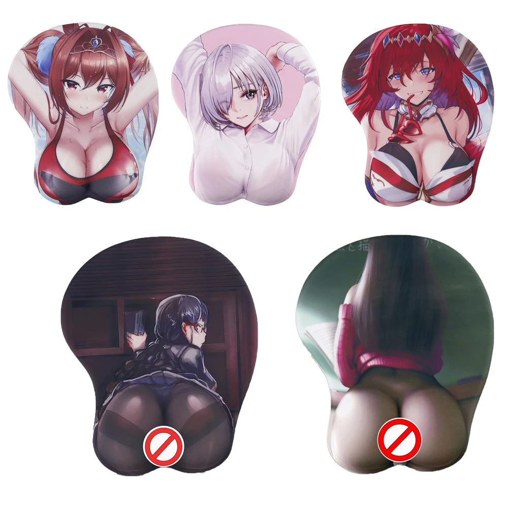 

Computer Game Mouse Pad Ergonomic Kawaii Mousepad Wrist Mat Sexy Anime Chest Hentai Breast Boobs Mats PC Carpet For Valorant LOL