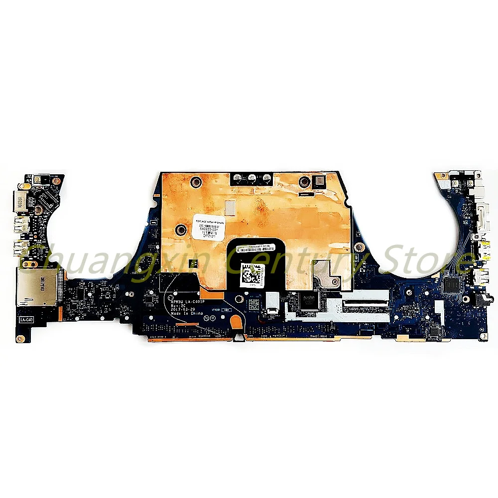 LA-C401P motherboard suitable for HP ZBook 15 G3 laptop with I7-6700HQ I7-6820HQ E3-1505M CPU M1000M 4G GPU 100% Tested Fully