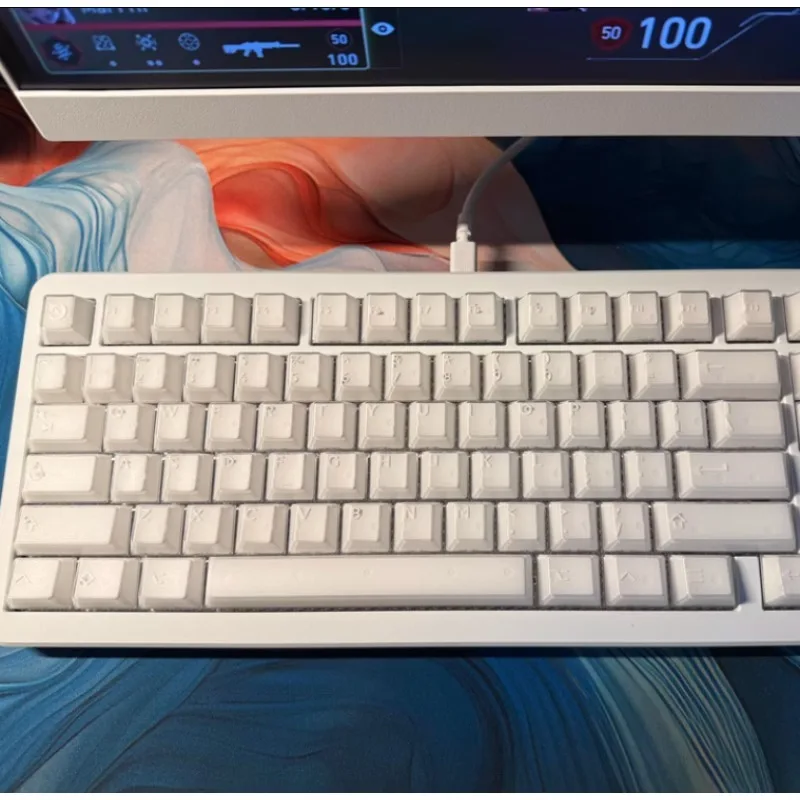 Wooting80HE حافظة لوحة المفاتيح المتوافقة GT-80 غلاف من الألومنيوم ملحقات لوحة المفاتيح الميكانيكية المخصصة لغطاء استبدال المفتاح المغناطيسي