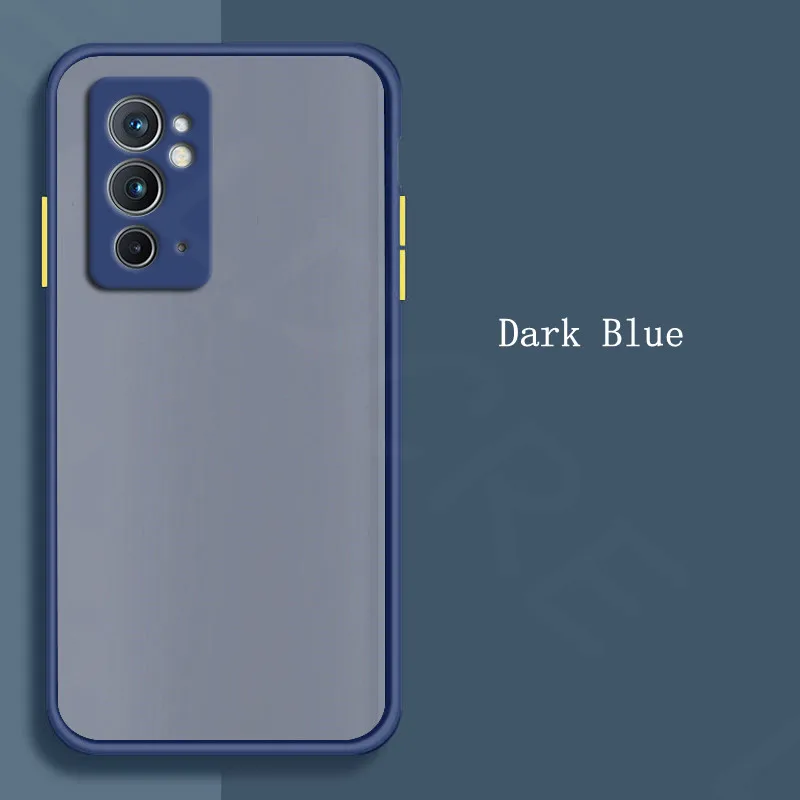 For OnePlus 9RT 5G Case for OnePlus 9RT 9R 9 Pro Coque Silicone Matte Translucent Shockproof Bumper Cover For OnePlus 9RT 9R 8T