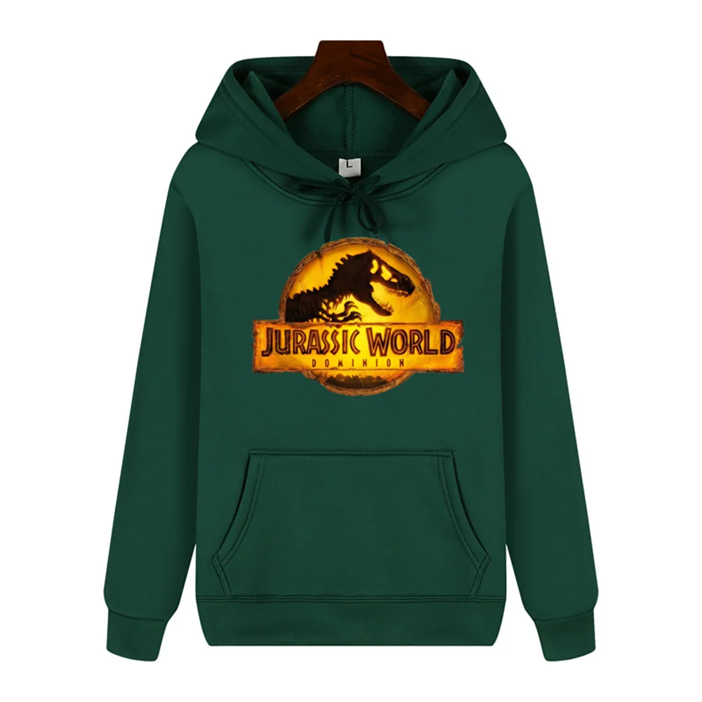 Jurassic World Personality print Autumn/Winter Comfortable soft thickening men\'s high quality casual fashion warm street hoodie