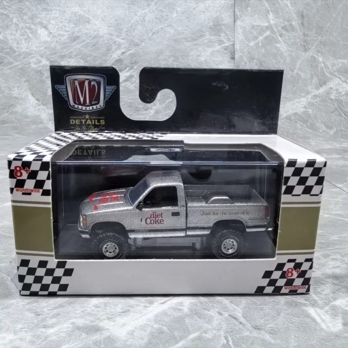 M2 1:64 1998 Gmc Sierra 1500 Coca-cola Off-road Pickup Truck Model