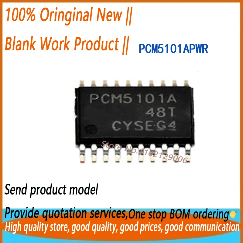 5 piezas ~ 100 piezas PCM5101APWR PCM5101A PCM5101 TSSOP-20 Nuevo y Original