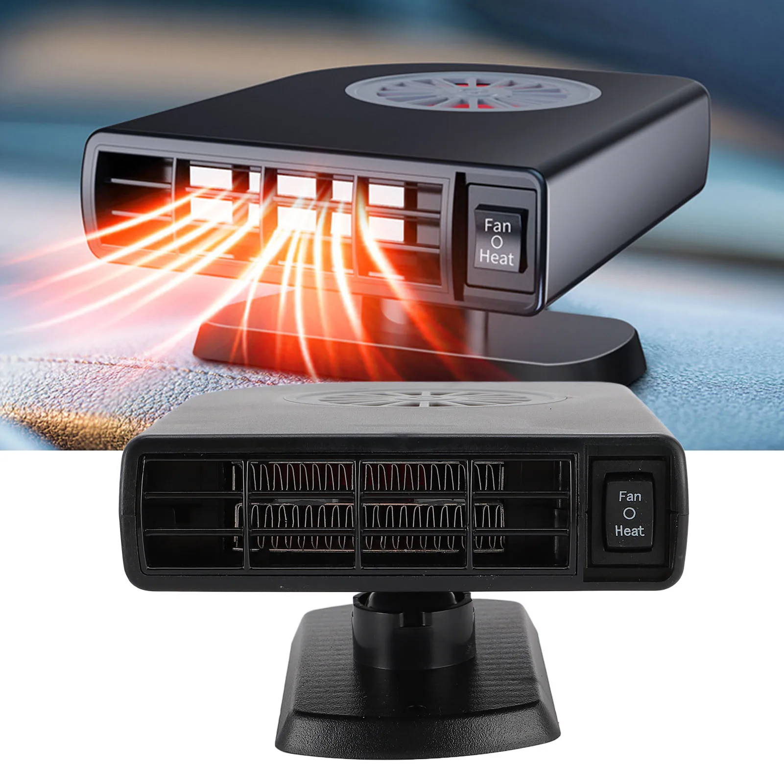 

12 В автомобильный обогреватель портативный разъем для обогрева лобового стекла автомобиля 120 Вт быстрый нагрев обогреватель лобового стекла обогреватель для автомобиля