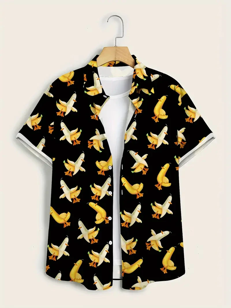 

Leaf Tropical Mens Shirt Resort Hawaiian 3D Printed Shirt Outdoor New Vacation Beach Summer Turndown Short Sleeve Hawaii Shirts