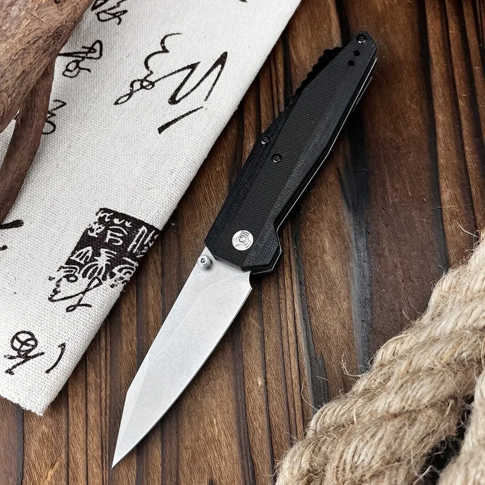 2025 EDC التخييم سكين للفرد 8Cr13Mov بليد G10 مقبض في الهواء الطلق بقاء السكاكين التكتيكية الصيد السكاكين سكين جيب