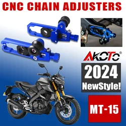 Chain Adjusters Tensioners Catena & Swingarm Swing Arm Spools For YAMAHA R15 V3 MT-15 MT15 MT 15 R 15 XSR155 XSR 155 2019-2023