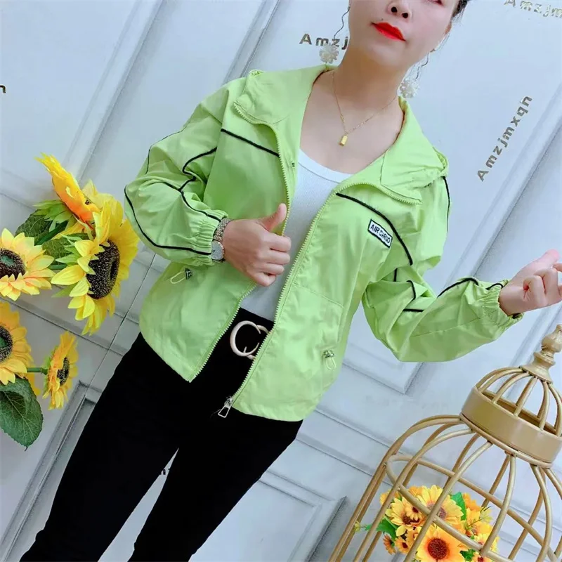 

New Coat Sunscreen Clothing 2024 Korean Fashion Loose Joker Casual Baseball Jacket Short Jacket Spring Summer And Autumn Top