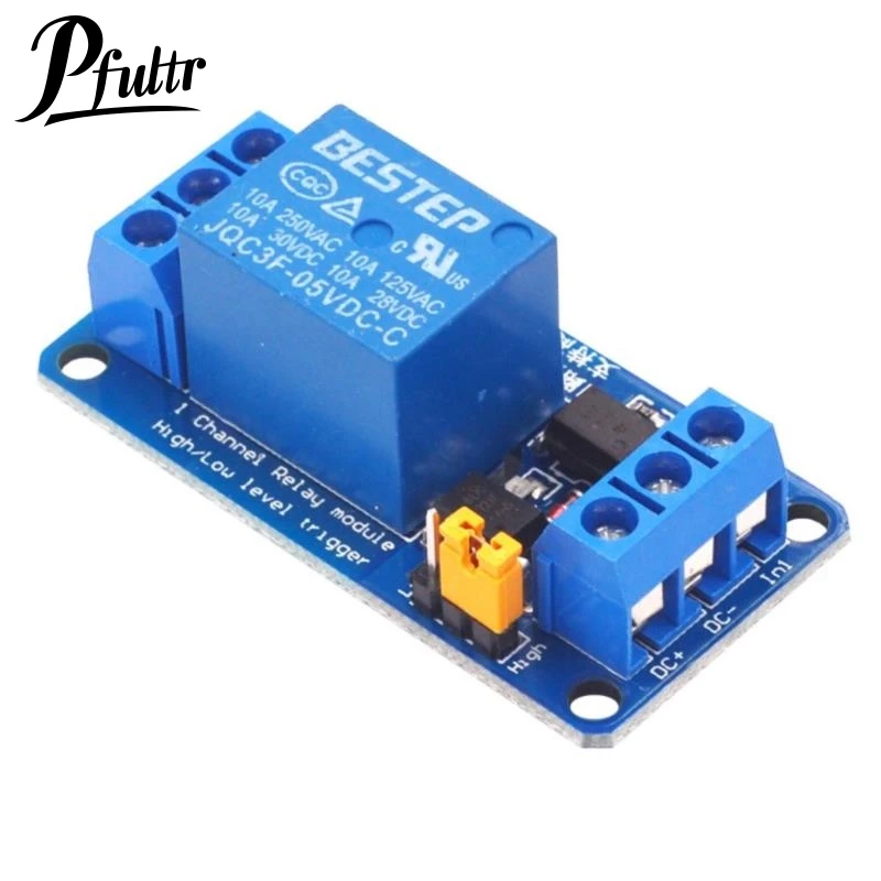 3.3V 5V 12V 24V 1 Channel Relay Module High And Low Level Trigger Dual Optocoupler Isolation Relay Module Board