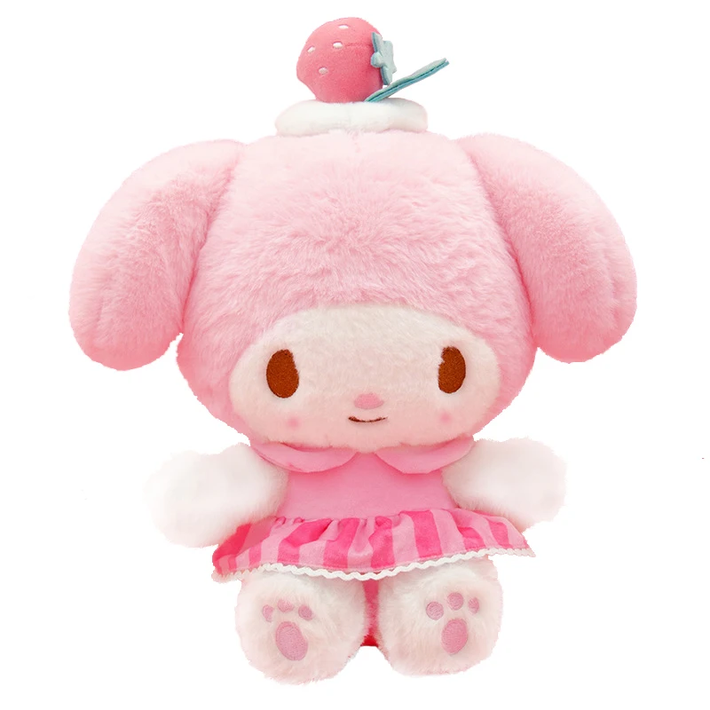 Sanrio Plush Doll Good Mood Series Cartoon Kuromi My Melody Hangyodon Cute Plush Toy Throw Pillows Room Decoration Birthday Gift