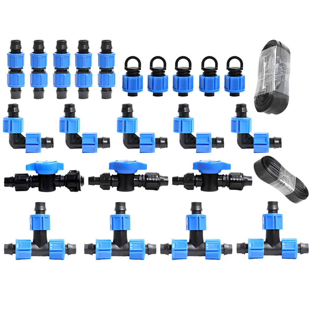 16mm Irrigation Kit for Raised Beds and Container Gardens Including Multiple Tape Rolls and Standard Locking Fittings