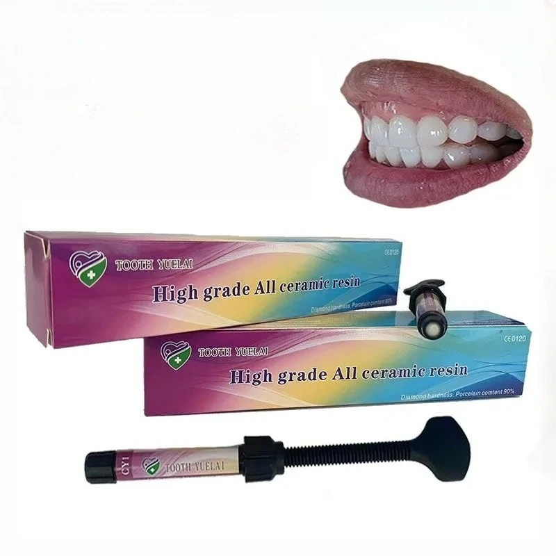 Authentic CY Super Porcelain 6D Dental Nano Resin High Hardness Light Curing Permanent Resin Ice Porcelain Veneer Material