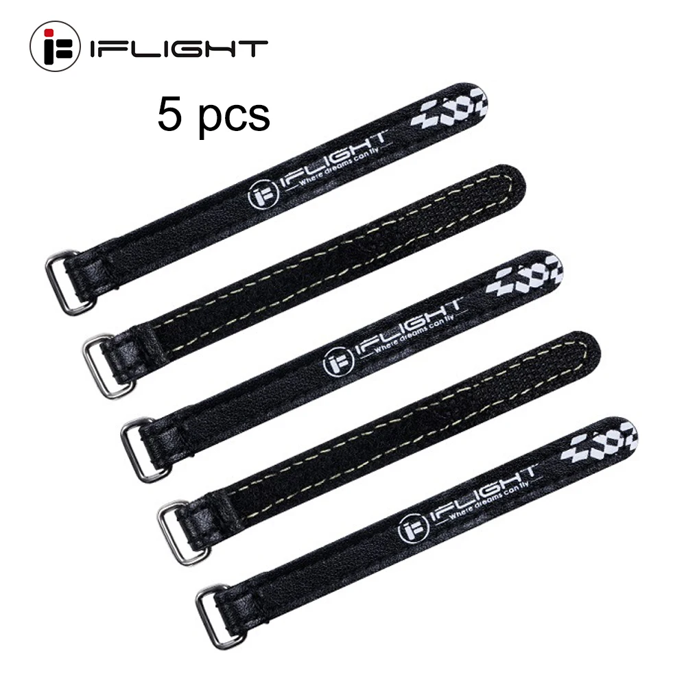 5szt iFlight 10X100 130mm 15X250mm 20X300mm Magiczna taśma samoprzylepna Nylon Lipo Battery Strap Belt Wielokrotnego użytku Opaska kablowa do drona RC FPV