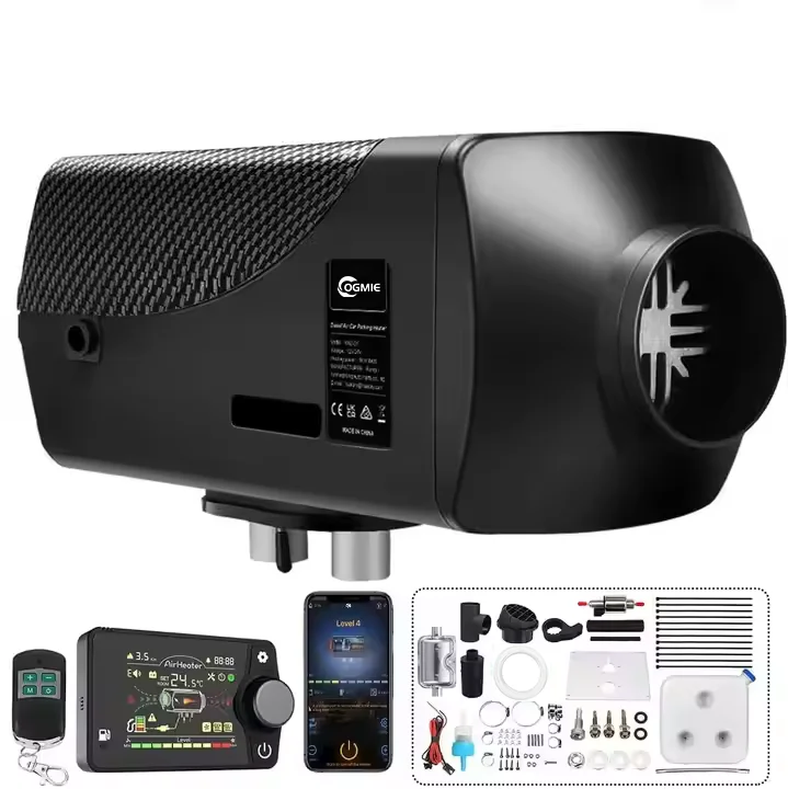 OGMIE 5KW 12 فولت و 24 فولت جديد سخان سيارة ديزل التخييم مسخن الهواء ل RV مقطورة شاحنة التخييم مع التطبيق وجهاز التحكم عن بعد