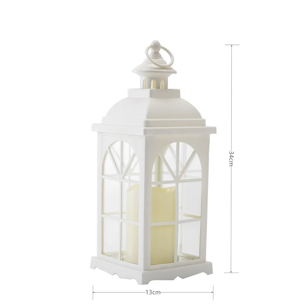 Adornos de decoraciones de boda de luces de vela electrónicas LED de estilo europeo