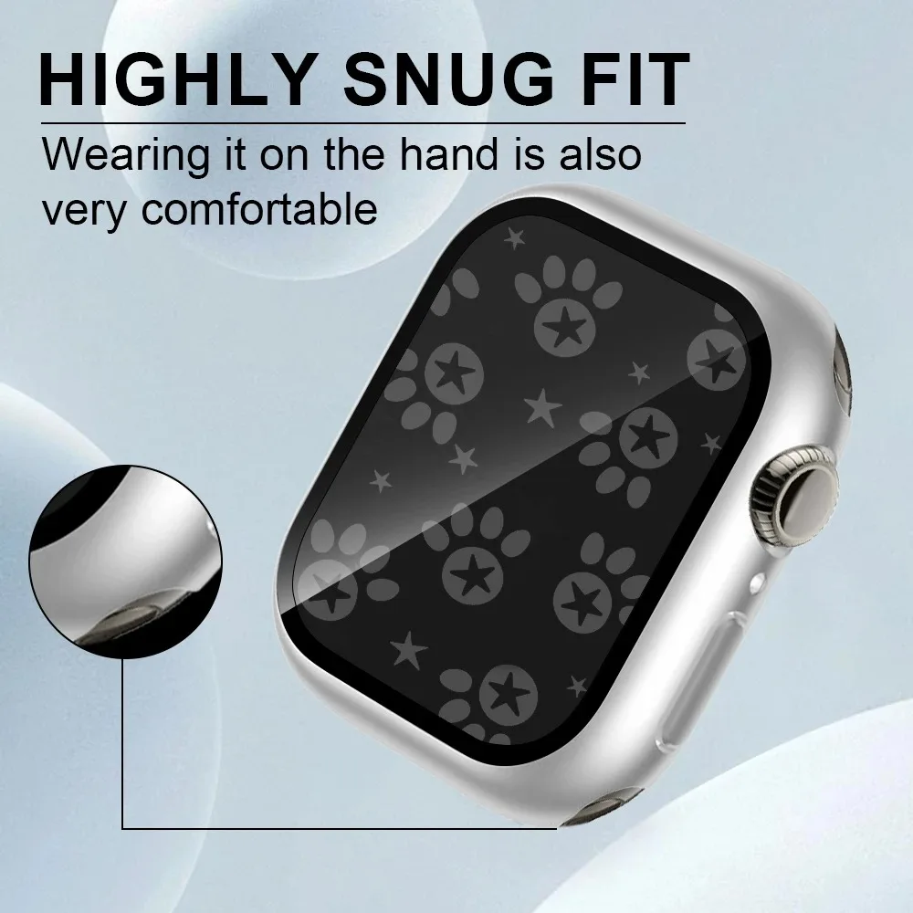 Anti Peep Case for Apple Watch Cover 46 42 45 44 41 40MM Hard PC Bumper Privacy Screen Protector for iWatch 11 10 9 8 7 6 5 4 SE