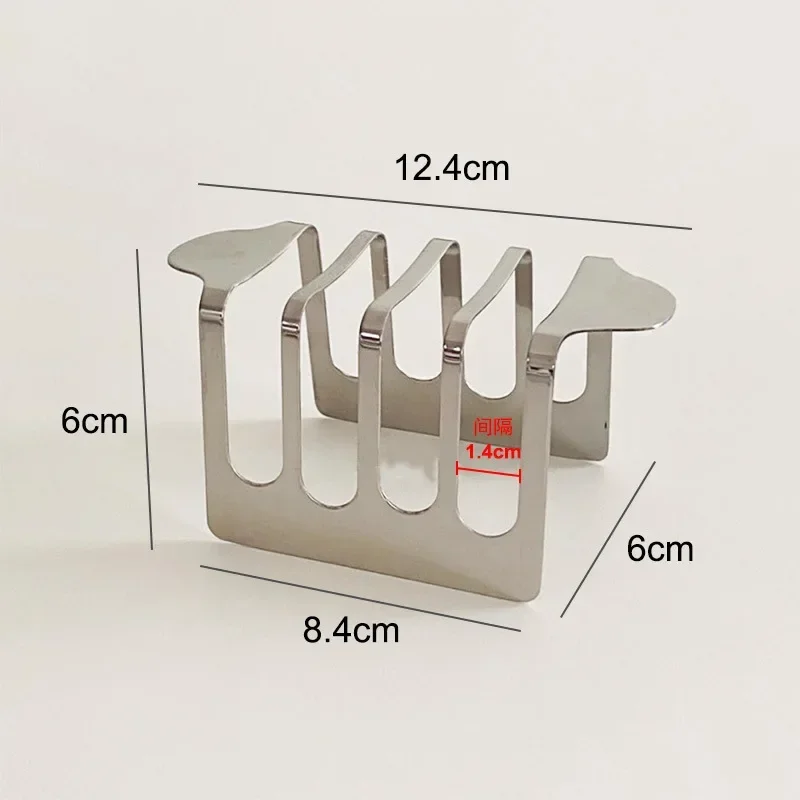 Stojak na tosty ze stali nierdzewnej Wielofunkcyjny kuchenny stojak na chleb Trwały organizer na blat Domowy stół śniadaniowy