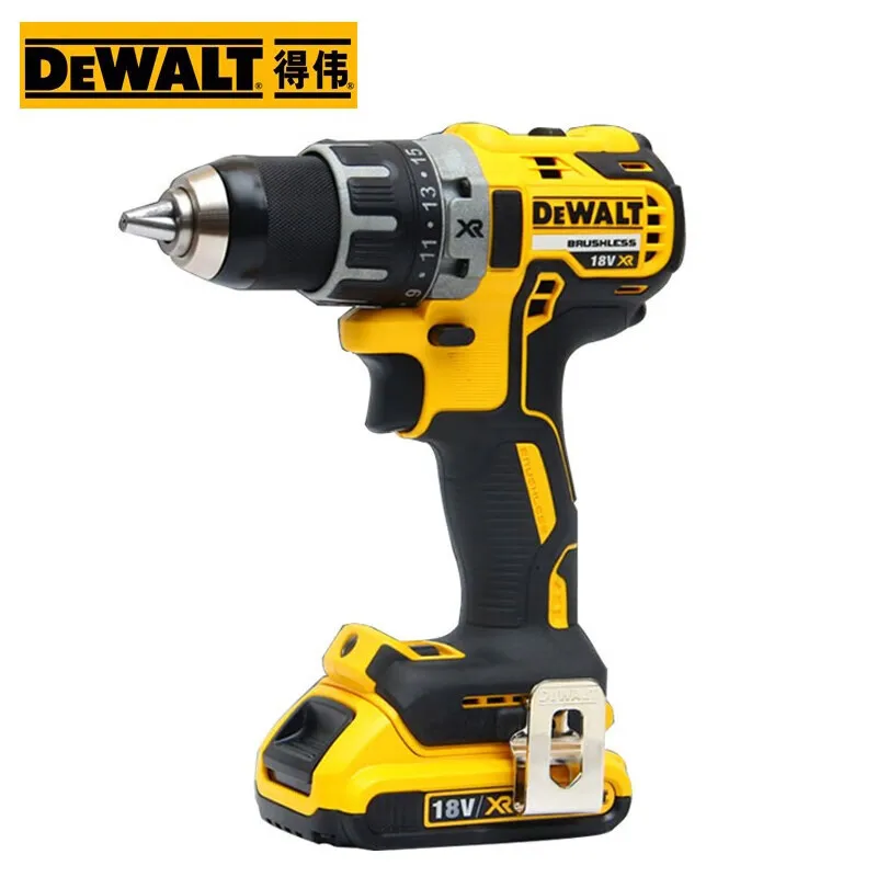 DeWalt электрическая ручная дрель-шуруповерт с бесщеточным Мотором и перезаряжаемой литиевой батареей, электрическая отвертка Dcd791