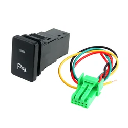 Parking Switch Button 12V Car Switch Parking Pattern Button with Cable Auto Accessories for Toyota Camry Yaris Highlander