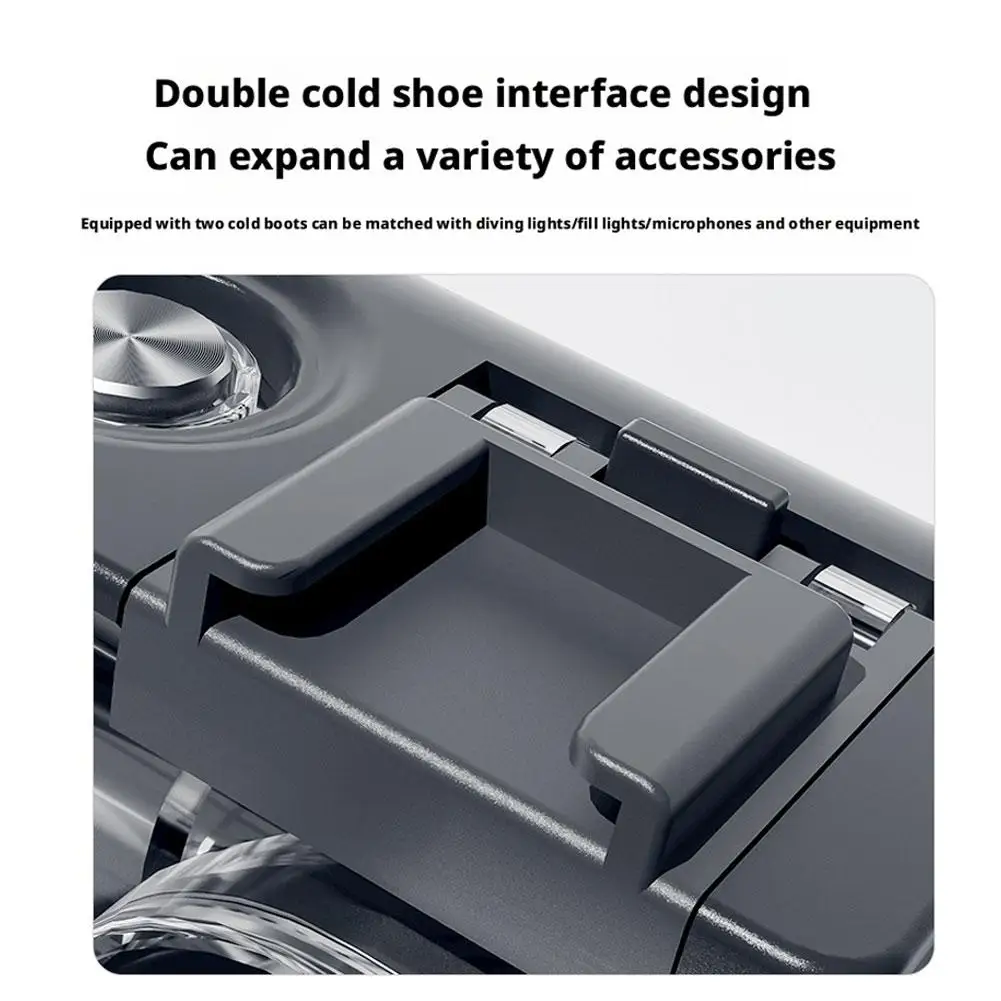   ل dji Action 6 60M مقاوم للماء تحت الماء الغوص الإسكان واقية غطاء الغوص جبل عمل كاميرا الملحقات