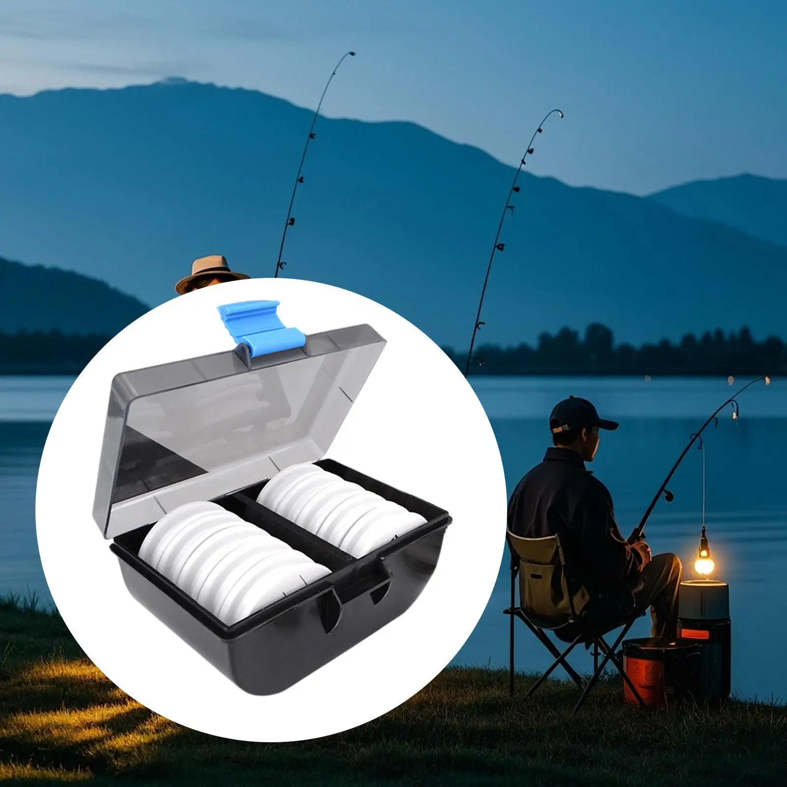 สายตกปลา Spools 10 ชิ้นรอบสายหลัก Spools สําหรับสายจัดเก็บ Line Organizer Tippet ผู้ถือตกปลา Rigs Great ของขวัญตกปลา
