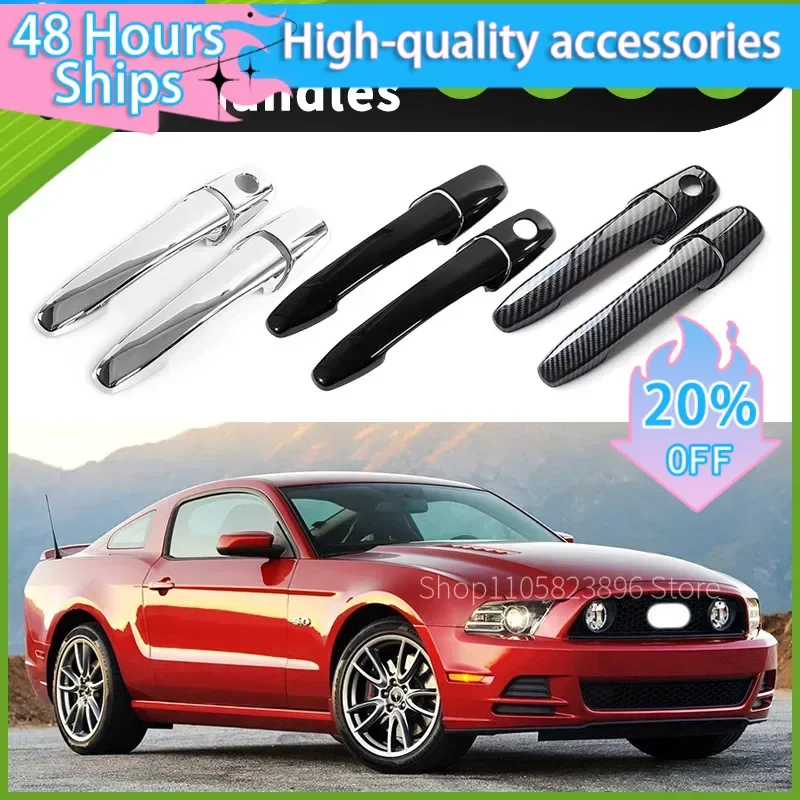 MEOD For 05-14 Ford Mustang Door Handle Door Bowl Handle Anti-scratch Modification Accessories