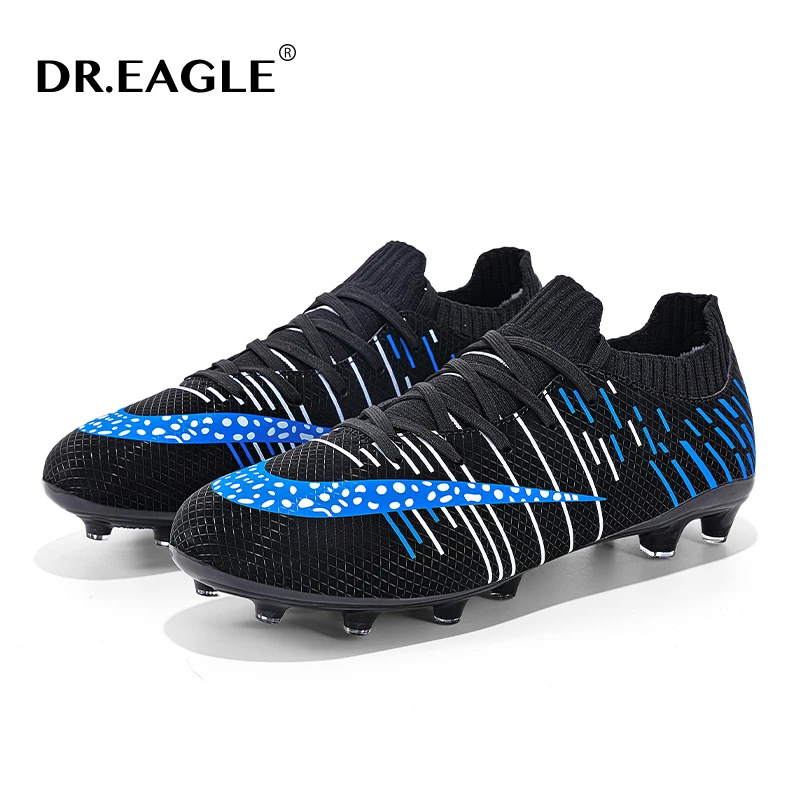 DR.EAGLE High Quality Football Shoes Football Shoes For Men Outdoor Breathable Soccer Shoes Children TF/FG Football Sports Boots