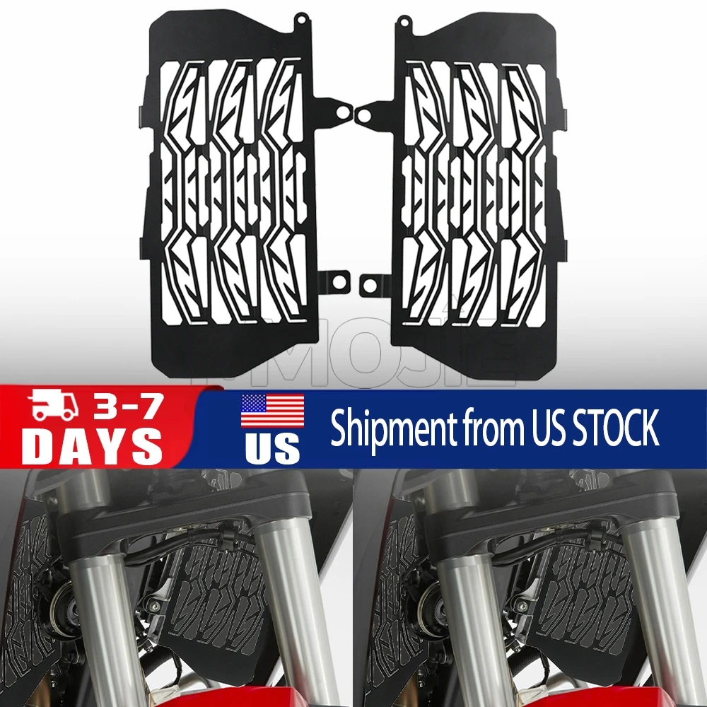 

For Honda CRF1100L CRF 1100L 1100 L Africa Twin 2020 2021 2022 2023 Motorcycle Radiator Grille Oil Cooler Guard Cover Protector