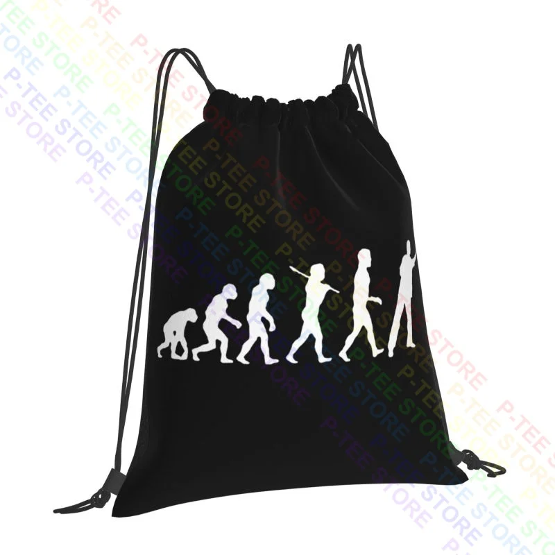 Darts Evolution Of Man Drawstring Bags Gym Bag Vintage Portable 3d Printing Clothes Backpacks