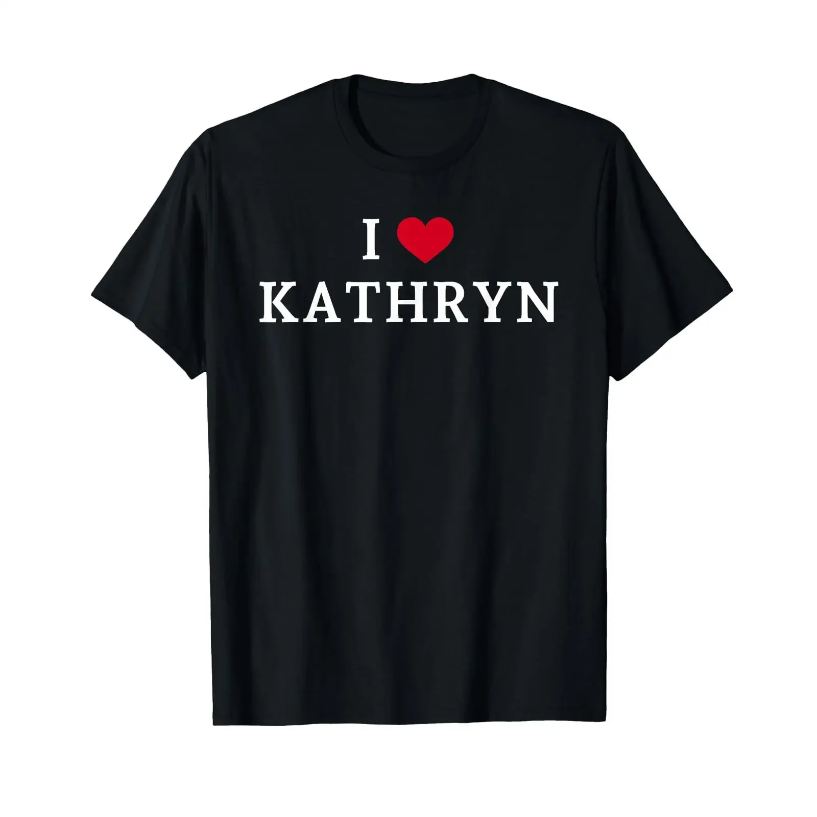 I Love Kathryn Ich Liebe T Shirt vintage Washed Versatile fashion graphic designer clothes Top For Everyday Wear Slightly Soft