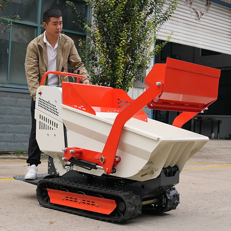 Small dump truck, hand-push dump truck, mini crawler dump truck