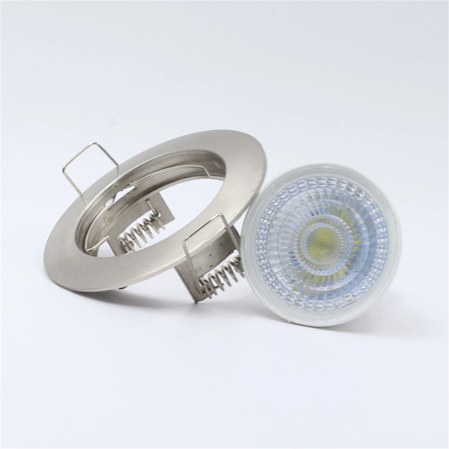 Gu10 Led Spotlight Fittingen Aluminiumlegering Geslepen Gat 55Mm Armatuur Frame En Armaturen Voor Commerciële Downlights