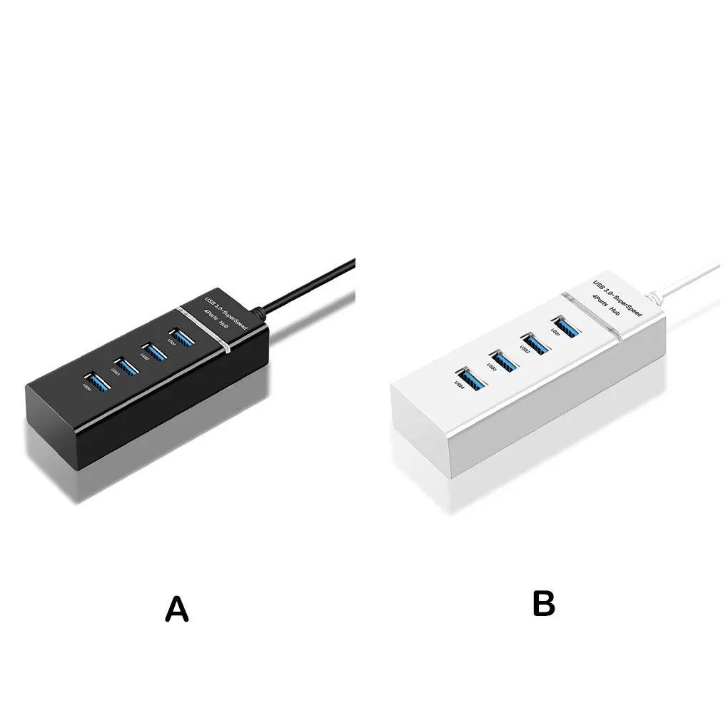 USB 3 0 Hub Portable 4 Ports Fast Transmission Joystick Desktop Hubs Splitter