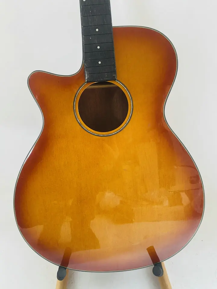 Original and Genuine Ibanez Acoustic Guitar Unfinished Left Hand Rosewood Fingerboard No Frets for DIY Authorised