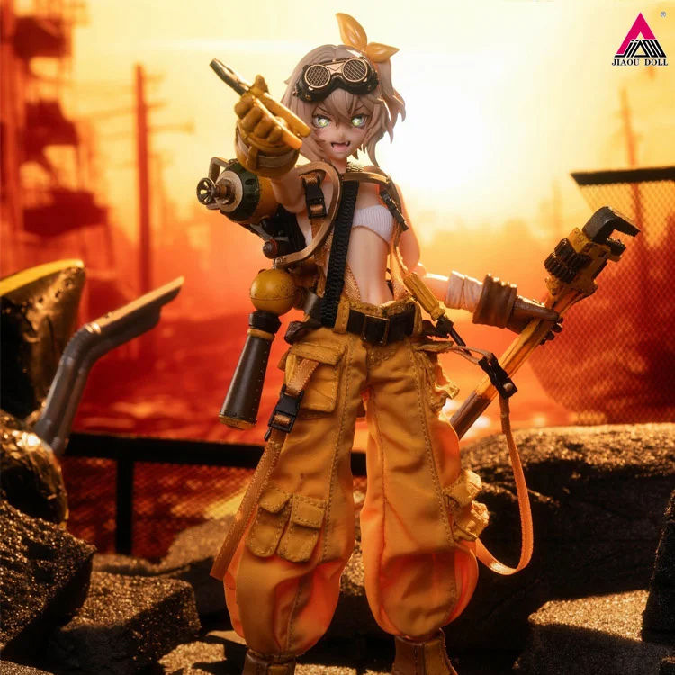 

2024 Q3 HASUKI PA007 1/12 Girl Mechanist Fiona Mobile Eye Action Figure Female Soldier Full Set Figurine Model Toy Collectible