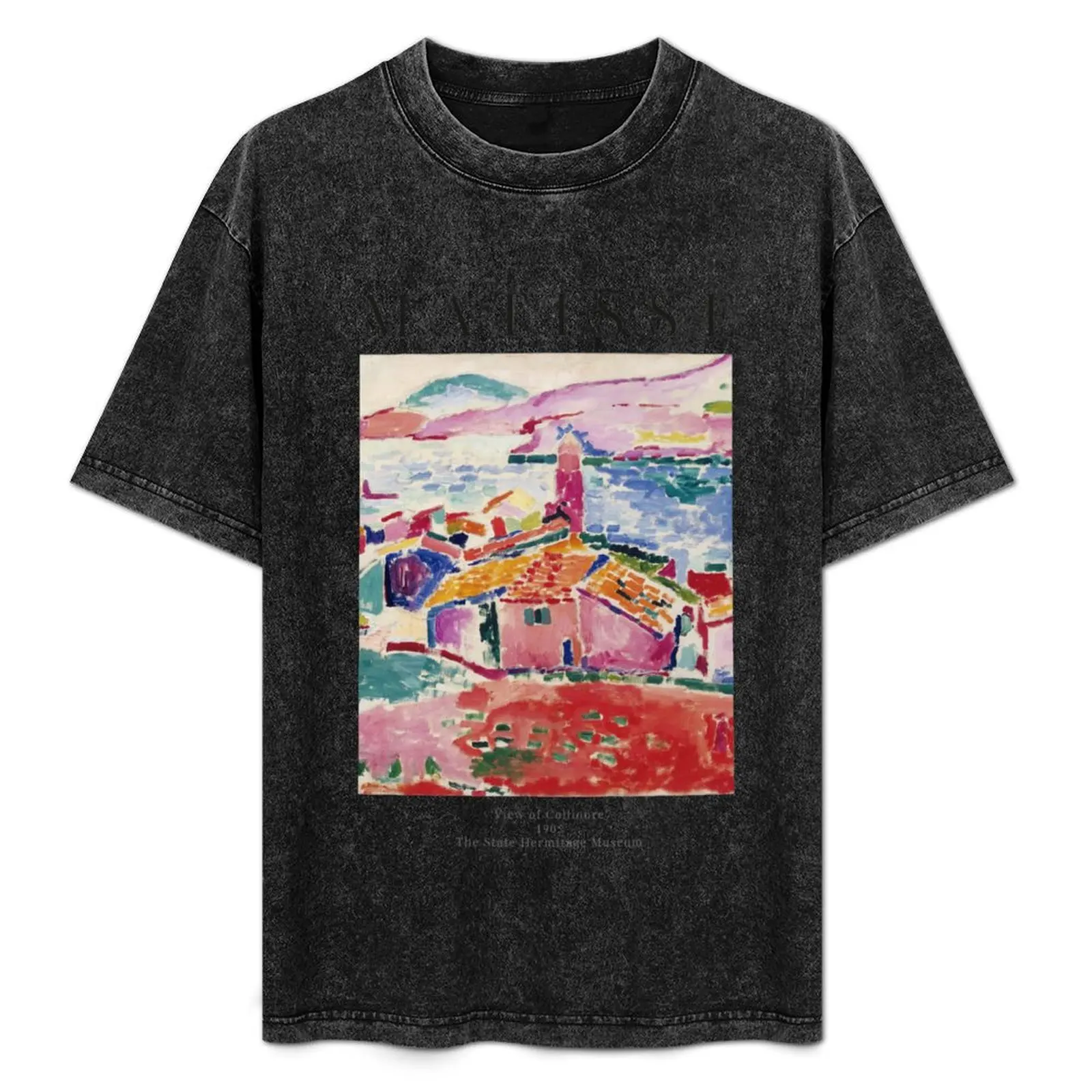 

Henri Matisse - View of Collioure - Exhibition Poster T-Shirt Labor Work Casual T-Shirt