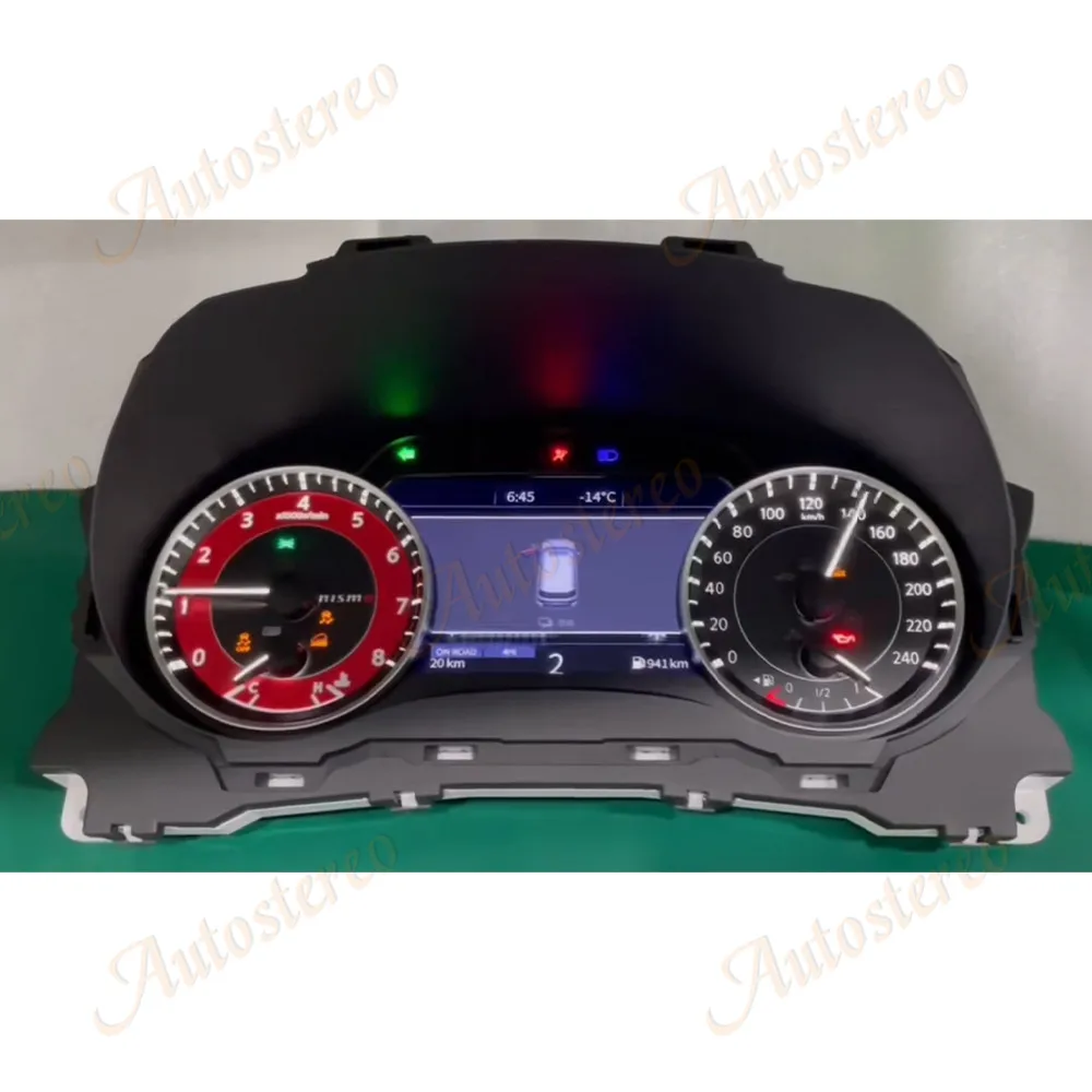 

12,3-дюймовый цифровой ЖК-экран приборной панели, цифровой кластер для Nissan Patrol, автомобильный ЖК-дисплей приборной панели