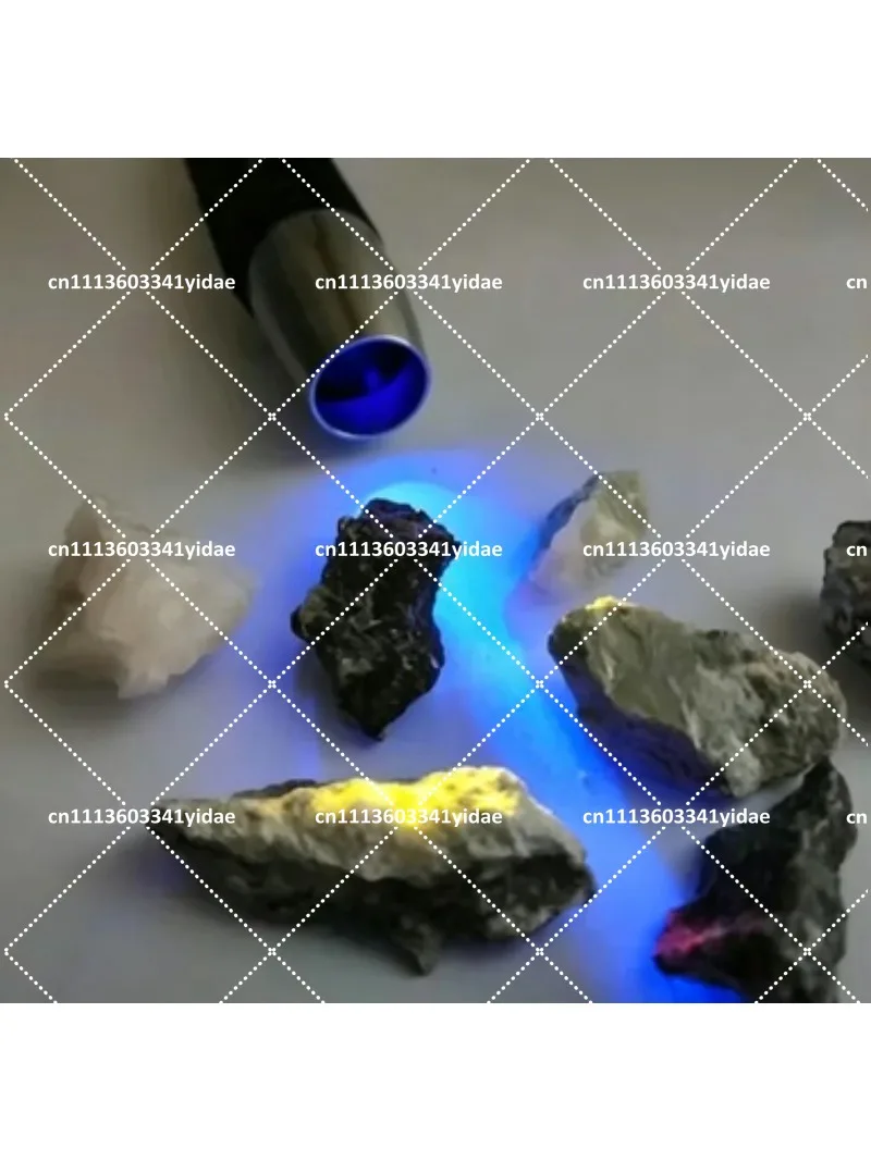 UV Black Light Flashlight 365nm 395nm ZWB3 Lamp Long Short Wave Mineral Detection view 4