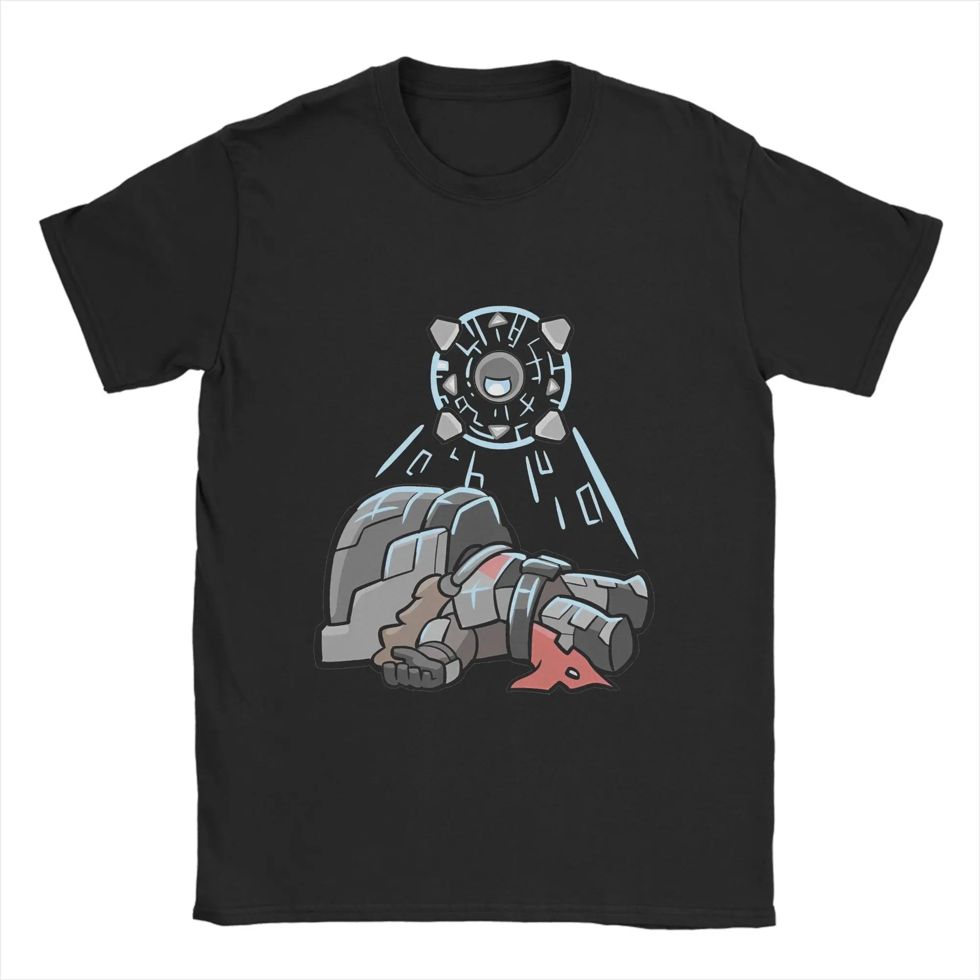 Destiny 2    T-Shirt Summer Video Game  Fashion T Shirts Men's Cotton O Neck Plus Size Tees Short Sleeve Vintage Tops
