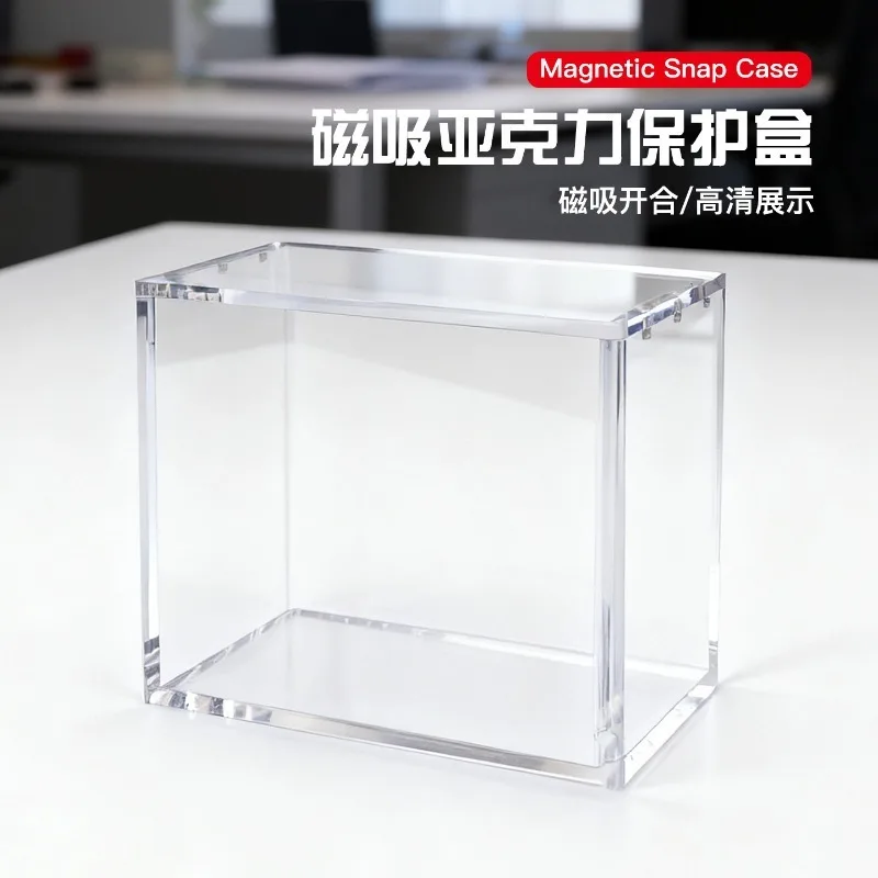 Magnetic Storage Case, Pokémon Dust‑proof ETB Collection Holder, Booster Acrylic Protective Container
