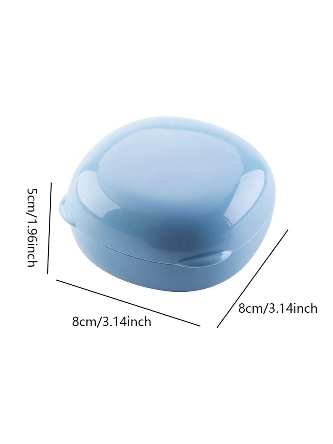 1 scatola di sapone da viaggio mini scatola di sapone portatile creativa con coperchio scatola di sapone sigillata impermeabile con coperchio