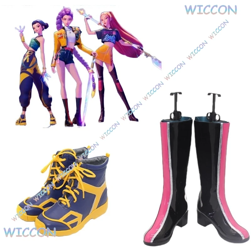 

Kpop Demon Cpsplay Hunters Rumi Косплей Сапоги Обувь Huntrix Zoey Косплей Спортивная обувь Mira Shoes Взрослые Женщины Мужчины Ролевые игры